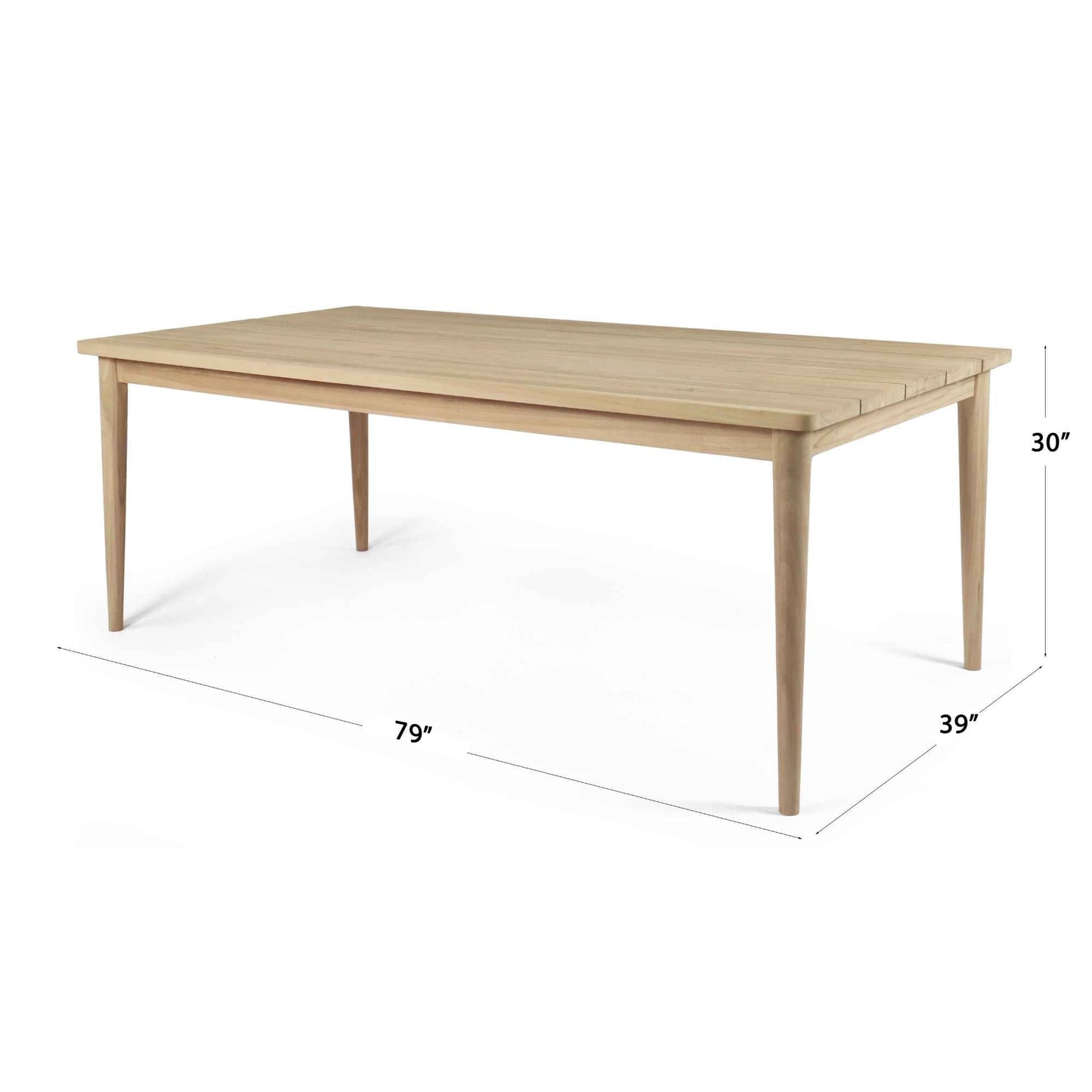 Krabi Rectangular Teak Dining Table