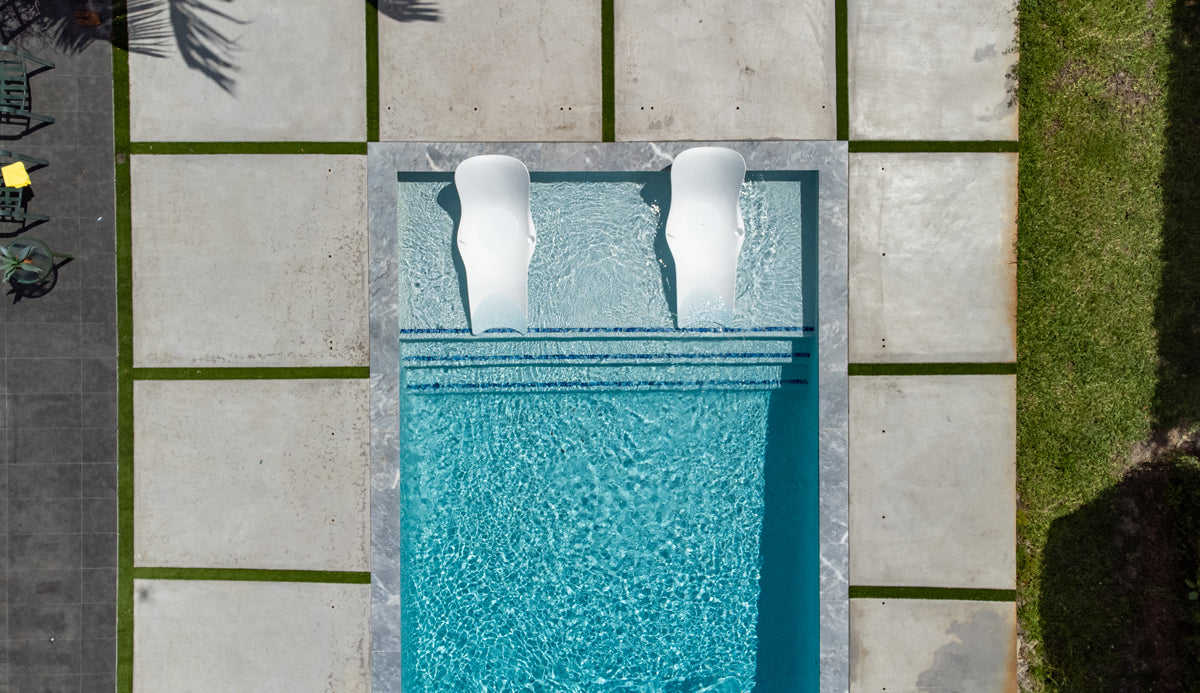 Panama Jack Wave In Pool Chaise Lounger (Set of 2)