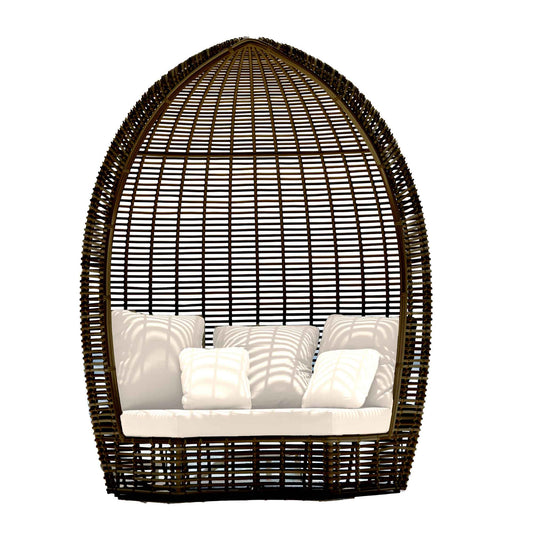 Halo Wing Chair with Sunbrella Cushions