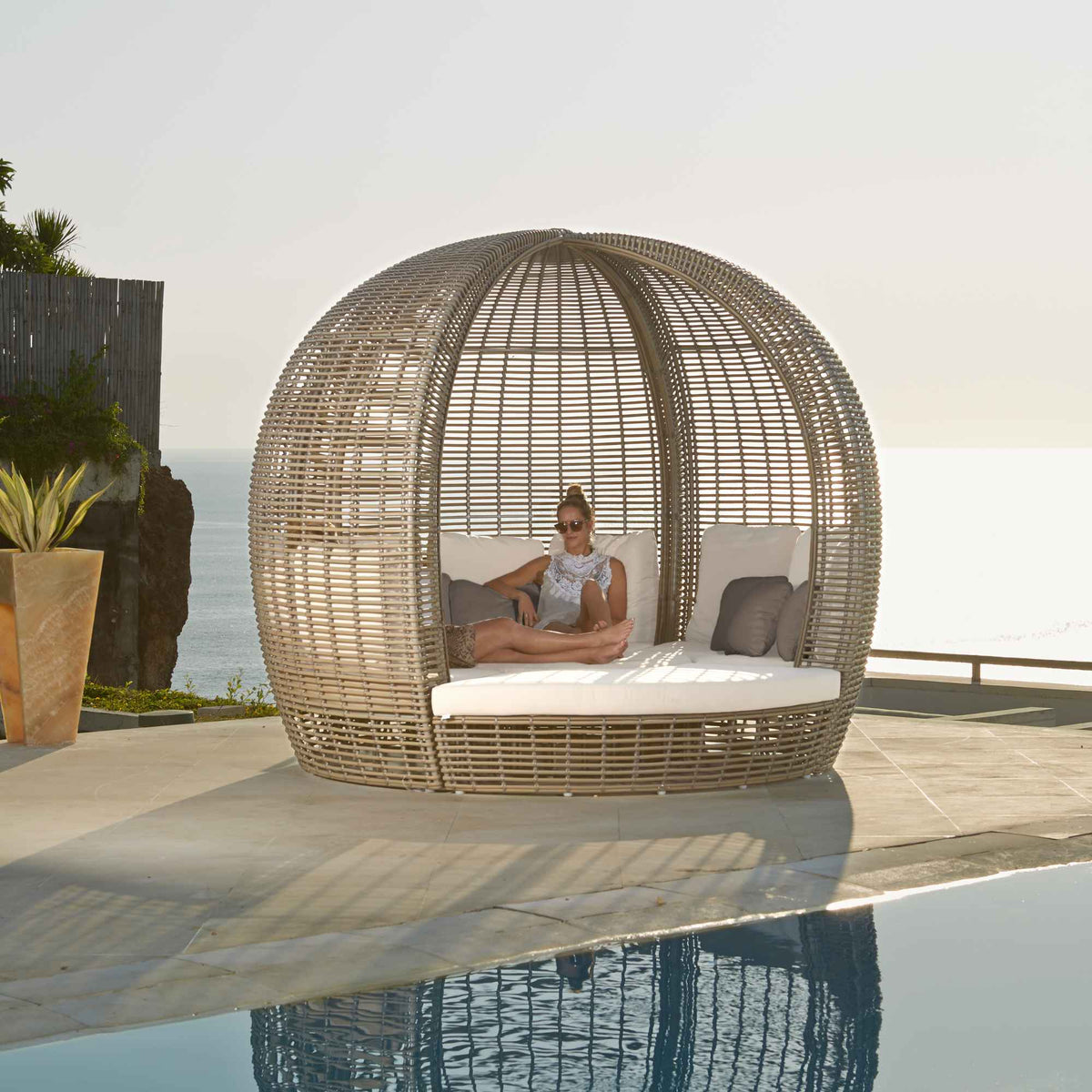 Halo Daybed with Sunbrella Cushions