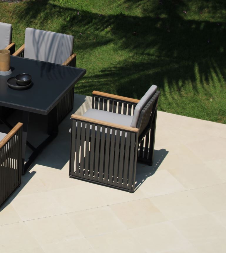 Horizon Dining Armchair with Sunbrella Cushion