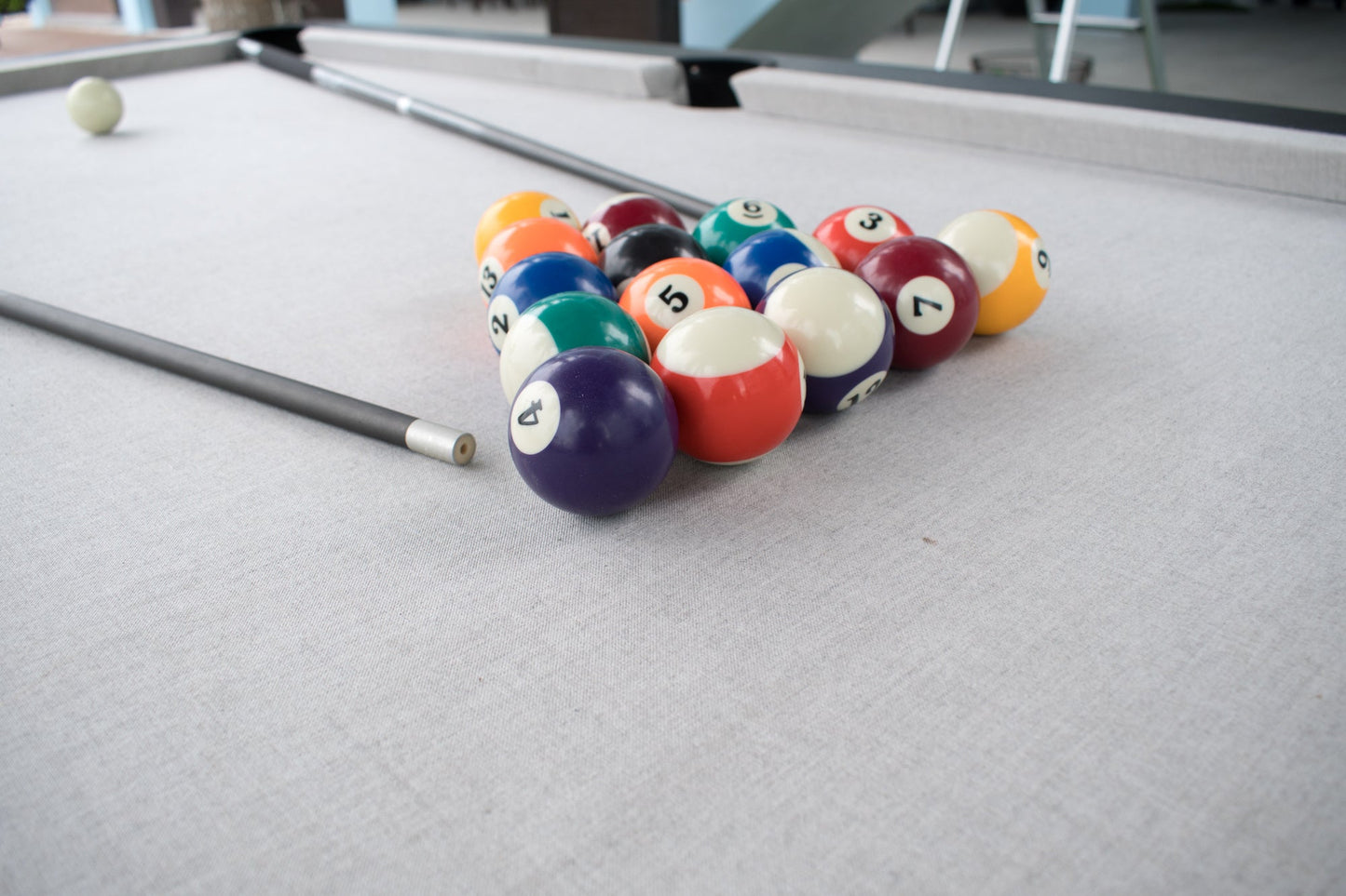 Panama Jack Indoor / Outdoor Billiards Aluminum Pool Table w/Sunbrella Fabric