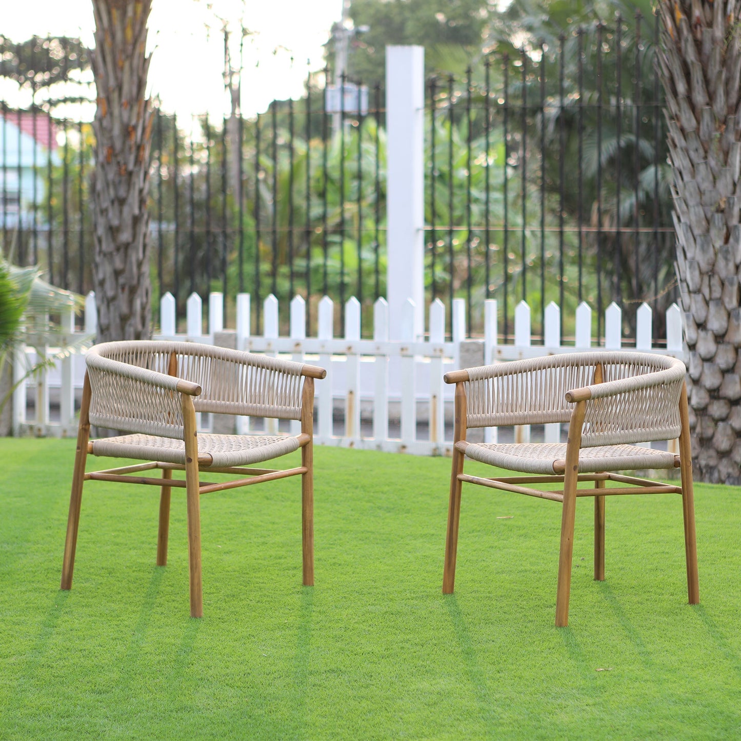 Panama Jack Corsica 5-Piece Square Dining Set