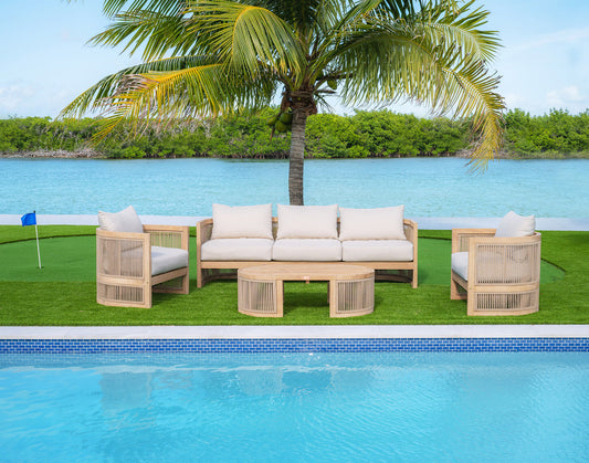 Panama Jack Cabo 4-Piece Sofa Seating Set
