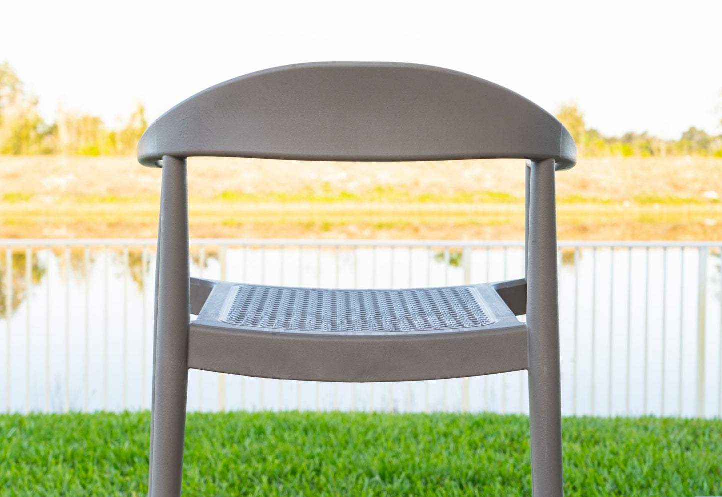 Kennedy Set of 2 Stackable Armchair-Cappuccino